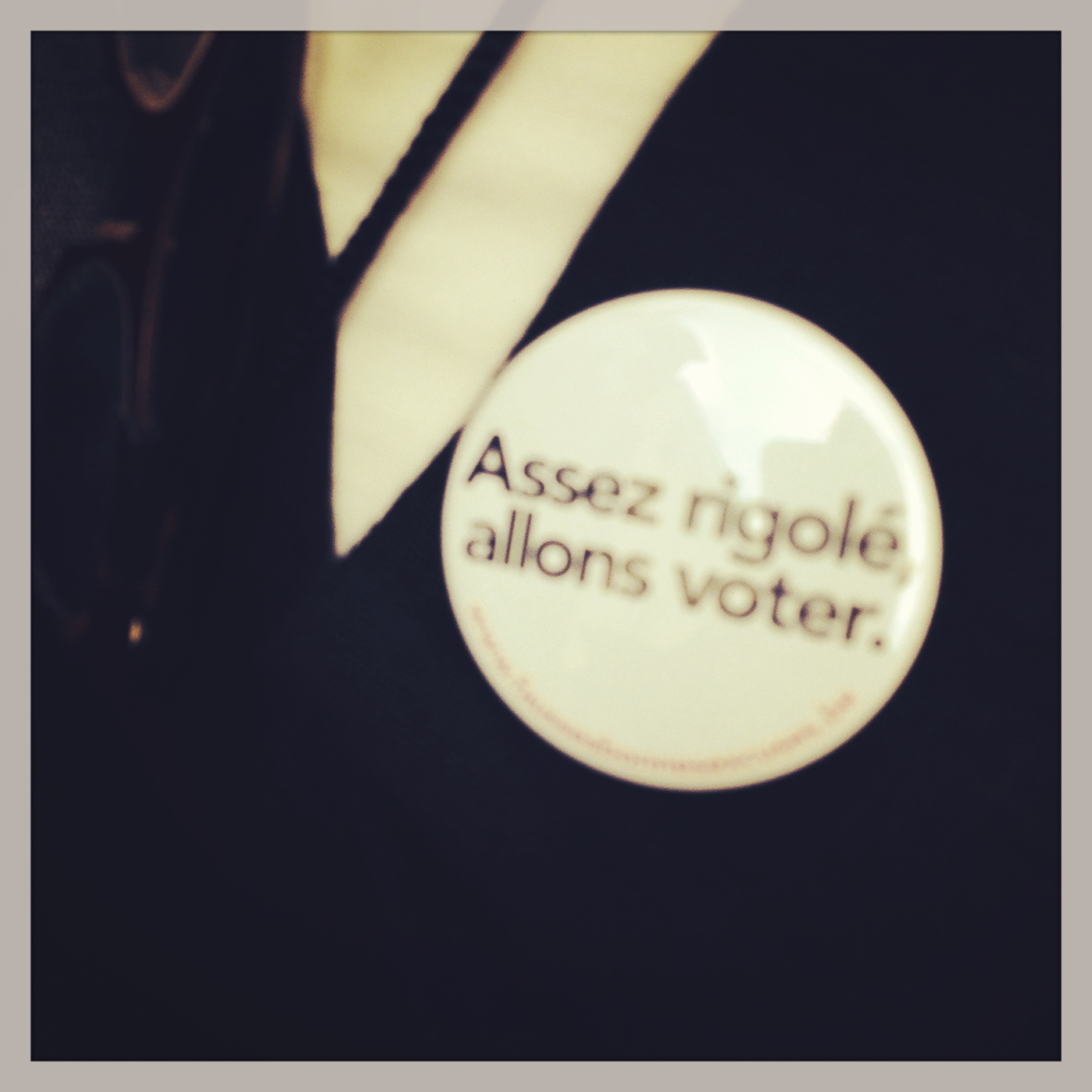 Assez rigolé, allons voter