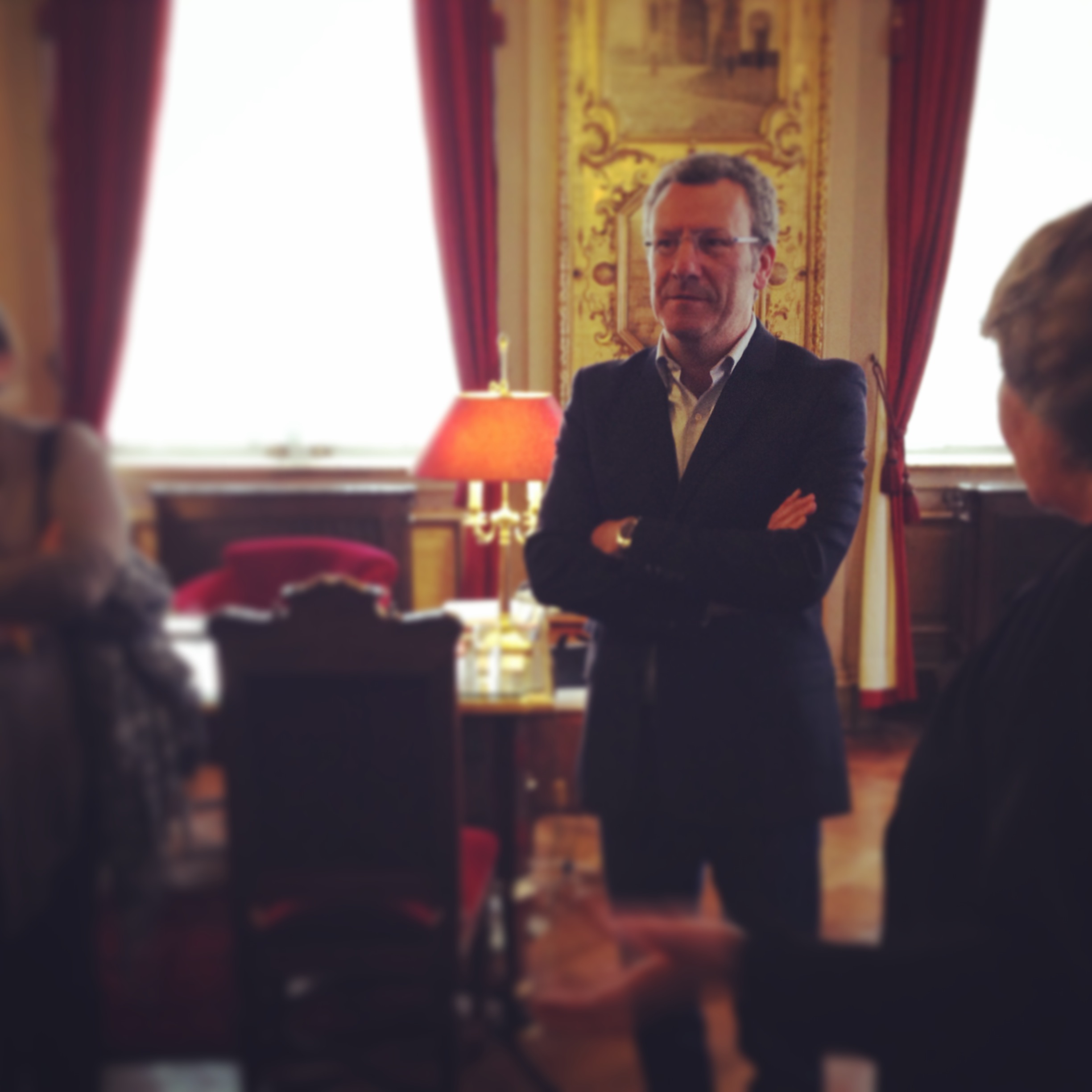 Accueil chez le Bourgmestre